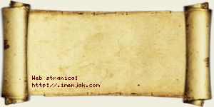 Isidora Krnjinac vizit kartica